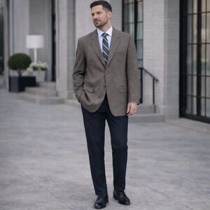 Vintage CHAPS RALPH LAUREN Blazer Jacket Sport Coat 42L PURE NEW WOOL Canada